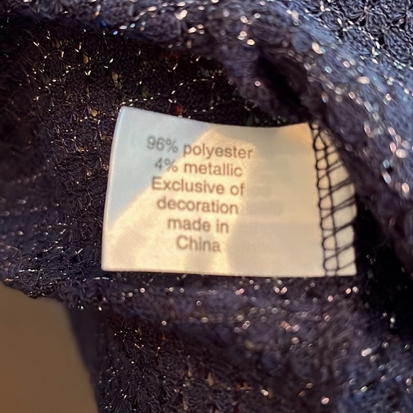 Lane Bryant Cardigan 18/20 Plus Open Front Lightweight Cardi Blue Sweater NWT - Picture 13 of 13